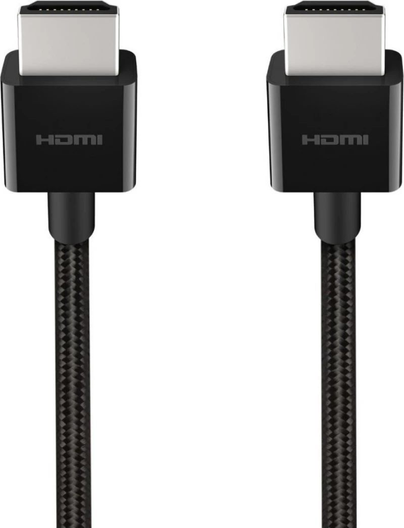 Belkin HDMI 2.1 Braided Cable HDMI male - HDMI male 2m Μαύρο