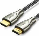 Ugreen HDMI 2.0 Braided Cable HDMI male - HDMI male 3m Γκρι