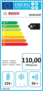 Bosch KSV33VW3P Ψυγείο Συντήρησης