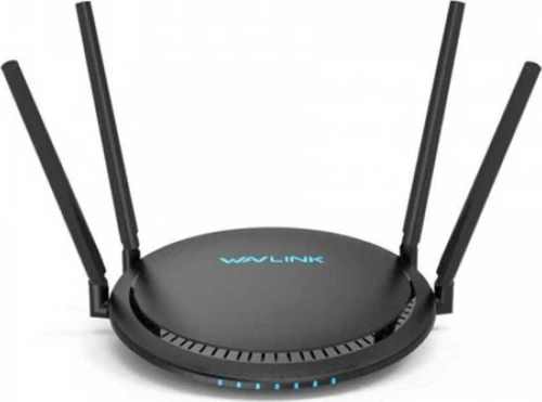 Wavlink Wl-Quantum-D4G Ac1200 Dual-Band Smart Wi-Fi Router With Touchlink And Giga Lan