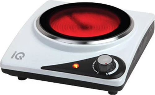 Εστια Επιτραπεζια Κεραμικη Iq Kc-1236 1200W Λευκο 1Εστια 18Cm