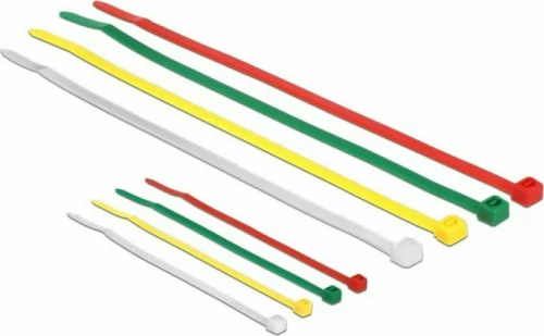 DeLock Δεματικά Καλωδίων 100x2.5/200x3.6 Πολύχρωμο 200τμχ