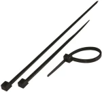 Eurolamp Δεματικά Καλωδίων 450x4.8 Μαύρο 100τμχ