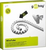 Goobay Wiretube Spiral 2.5m Γκρι