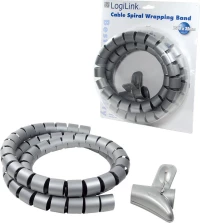 LogiLink Spiral Wrapping 1.5m Γκρι