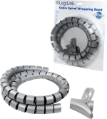 LogiLink Spiral Wrapping 1.5m Γκρι