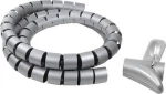 LogiLink Spiral Wrapping 1.5m Γκρι