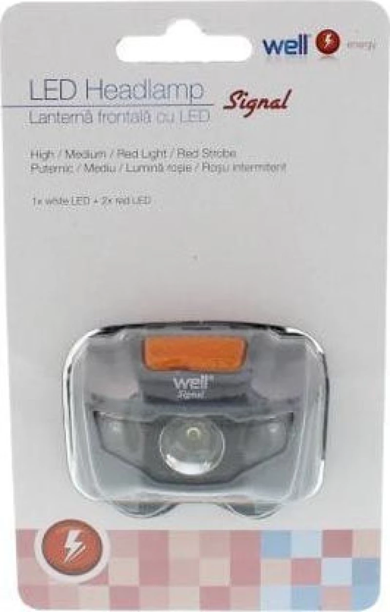 Well Φακός Κεφαλής Μπαταρίας Led Signal