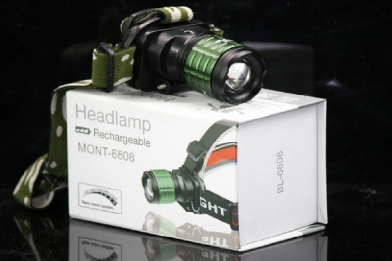Bailong Φακός Κεφαλής Επαναφορτιζόμενος Led Mont 6807 MONT-6807