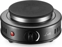 Life Mataki Black Electric Single Hot Plate 500W Life