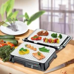 Harper HGE280CN Τοστιέρα Γκριλιέρα για 4 Τοστ 2000W Black