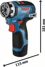 Bosch GSR 12V-35 FC Professional Δραπανοκατσάβιδο Μπαταρίας 12V solo