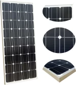 Φωτοβολταϊκό Πάνελ 50W, 17.6V Μονοκρυσταλλικός Συλλέκτης Solar Panel Bao Με Πλαίσιο Αλουμινίου