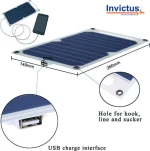 Invictus Ηλιακός Φορτιστής 5W Με Θύρα Usb Srusb-5