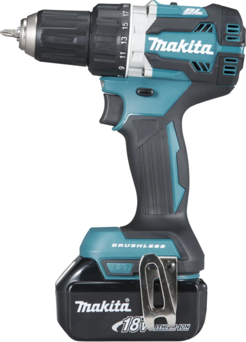 Makita DDF484RTJ Κρουστικό Δραπανοκατσάβιδο Μπαταρίας 18V 2x5Ah