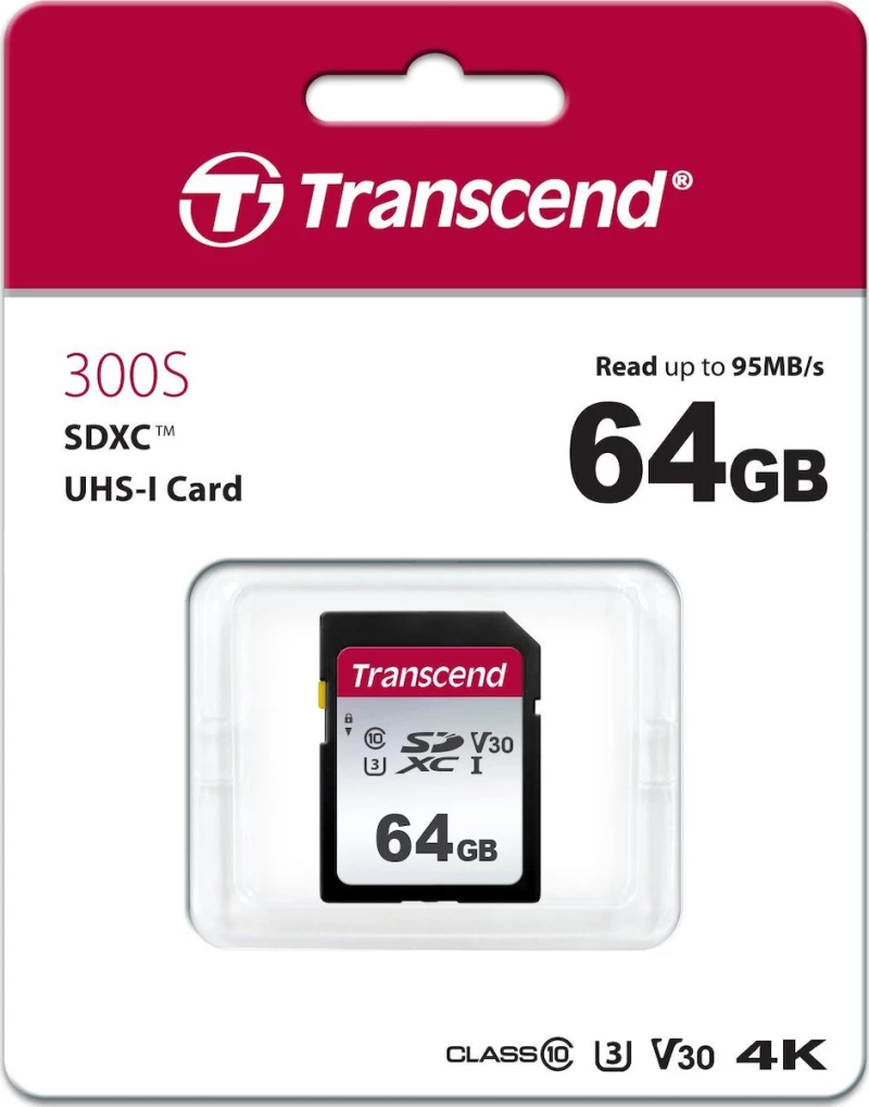Transcend 300s SDXC 64GB U1 V30