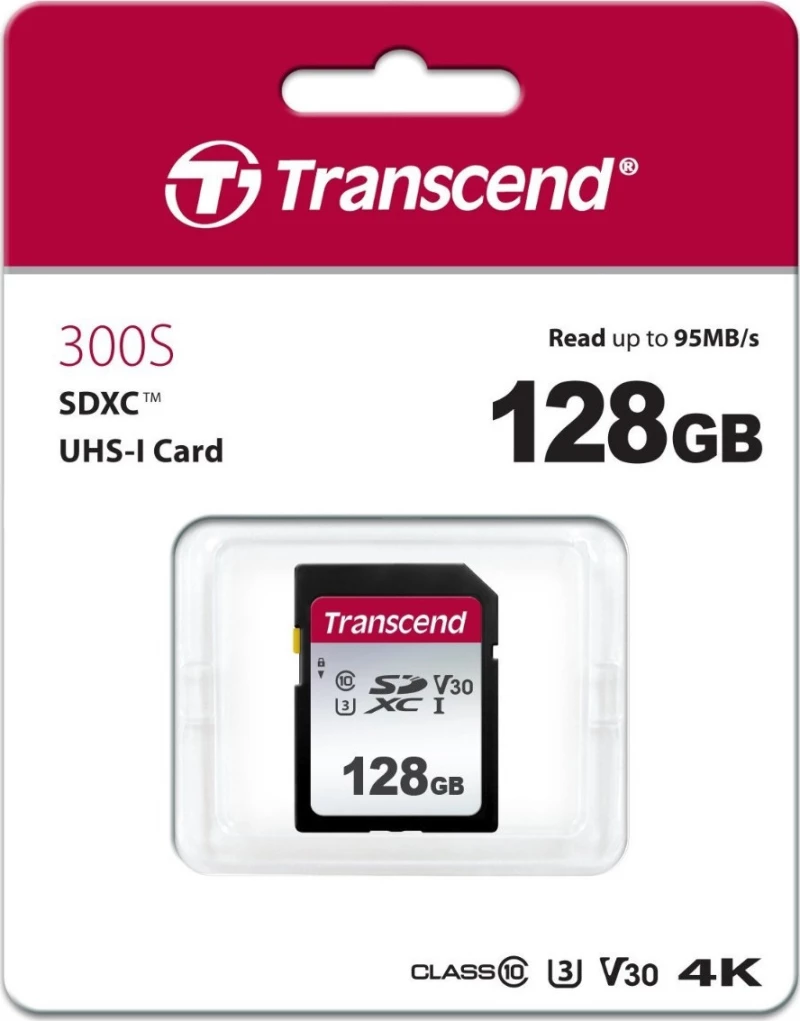 Transcend 300s SDXC 128GB U3 V30