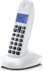 Motorola C1001LB Ασύρματο Τηλέφωνο Λευκό