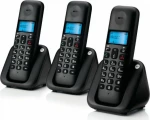 Motorola T303 Ασύρματο Τηλέφωνο (Τριπλό Σετ) με Aνοιχτή Aκρόαση