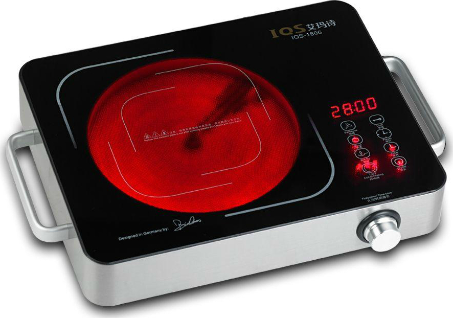 Κεραμική Μονή Εστία Μαγειρέματος 2000W Boxiya Bxy-3627
