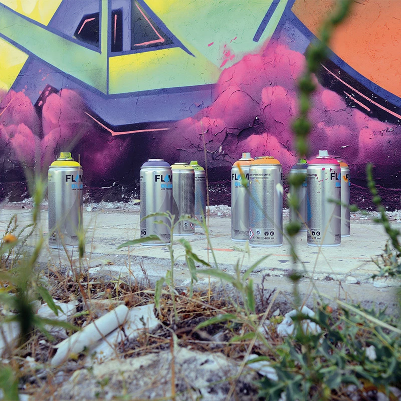 Flame Paint FB Ακρυλικό Σπρέι Βαφής Μπλε με Ματ Εφέ 400ml