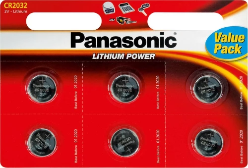 Panasonic Lithium Power CR2032 (6τμχ)