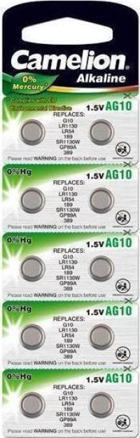Camelion Alkaline AG10 LR54 (10τμχ)