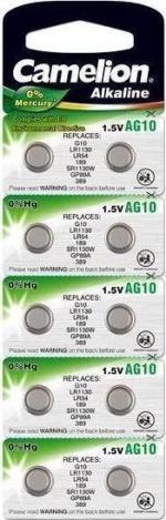 Camelion Alkaline AG10 LR54 (10τμχ)