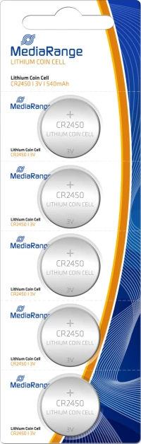 MediaRange Lithium Coin Cell CR2450 (5τμχ)