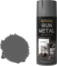 Rust-Oleum Metallic Σπρέι Βαφής Γκρι με Μεταλλικό Εφέ 400ml