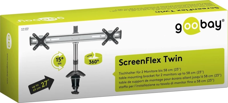 Goobay ScreenFlex Twin ως και 23"