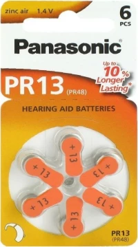 Panasonic Zinc Air PR13 (6τμχ)