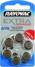 Rayovac Extra Advanced 675 (6τμχ)