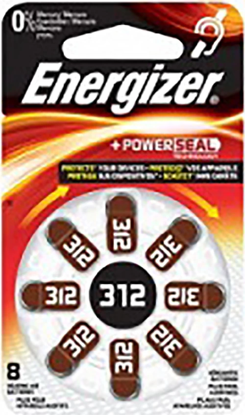 Energizer Zinc Air 312 8τμχ