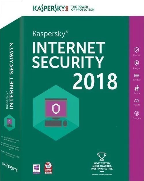 Kaspersky Internet Security 2018 (1 Licence , 1 Year) Key