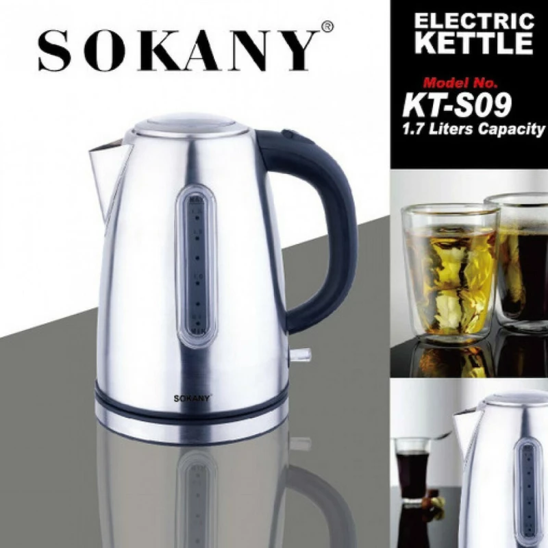 Sokany KT-S09 Βραστήρας 1.7lt 2200W