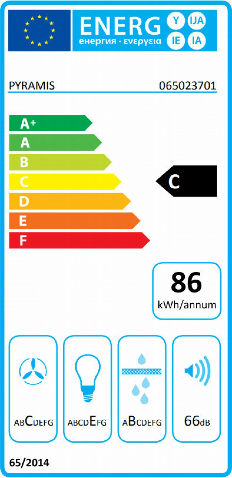 Pyramis Turbo 60cm Λευκός 065023701