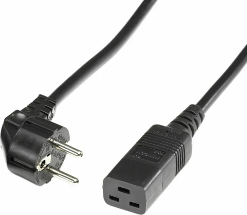 Roline Schuko - IEC C19 Cable 2m Μαύρο (19.08.1552)