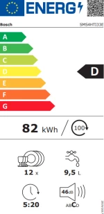 Bosch SMS4HTI33E Πλυντήριο Πιάτων Ελεύθερο