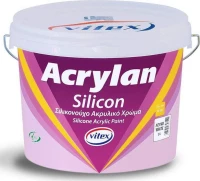 Vitex Acrylan Silicon Λευκό 3lt