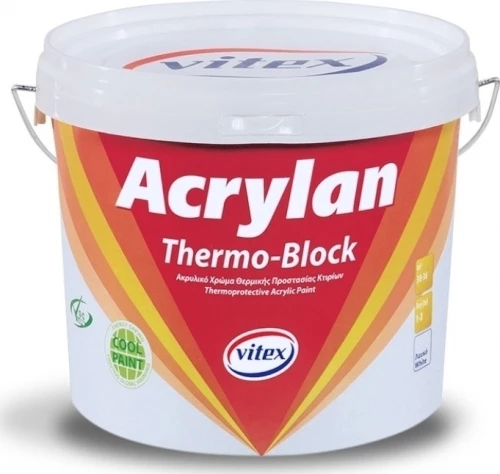 Vitex Acrylan Thermoblock Λευκό 3lt