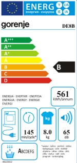 Gorenje DE8B 8kg B