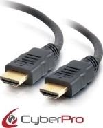 CyberPro HDMI 1.4 Cable HDMI male - HDMI male 1.5m Μαύρο