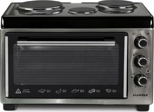 Luxell Lx-13577 Φουρνακι Με Τρια Ματια Και Φουρνο