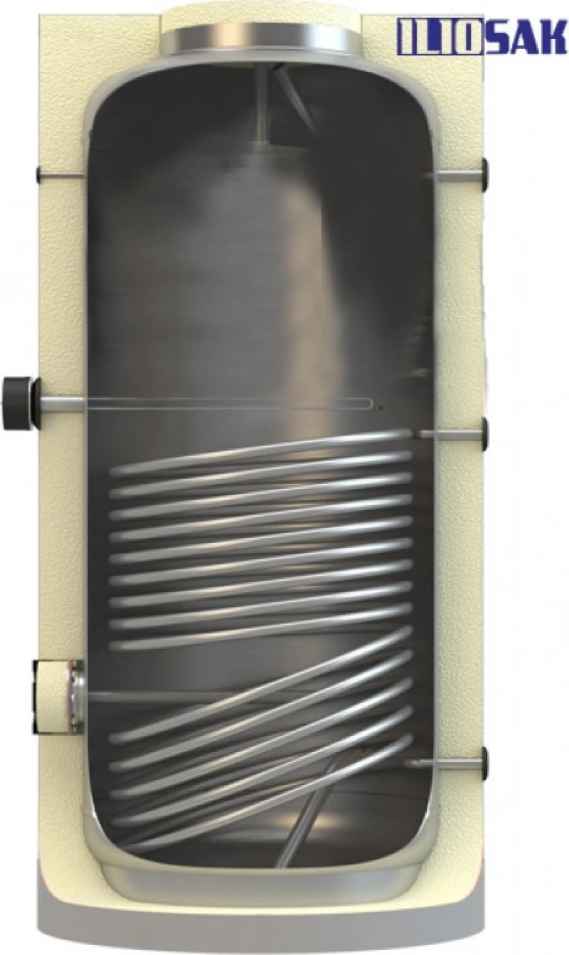 ILIOsak Boiler Λεβητοστασίου BL1 200lt με έναν Εναλλάκτη
