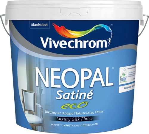 Vivechrom Neopal Satine Eco Λευκό 0.75lt