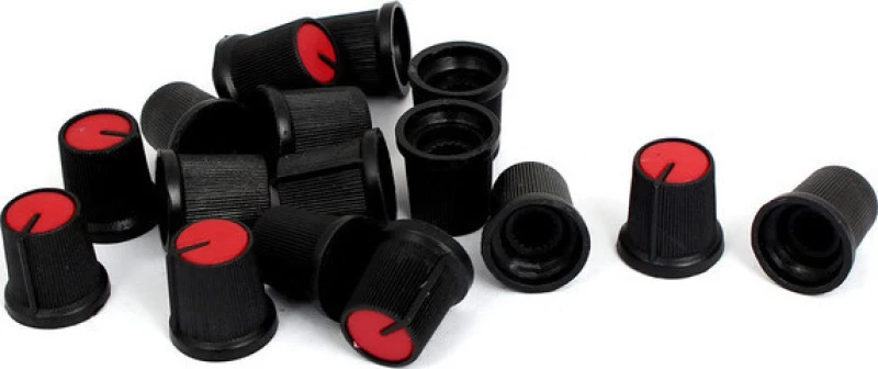 Haitronic Potentiometer Control Rotary Knobs Red