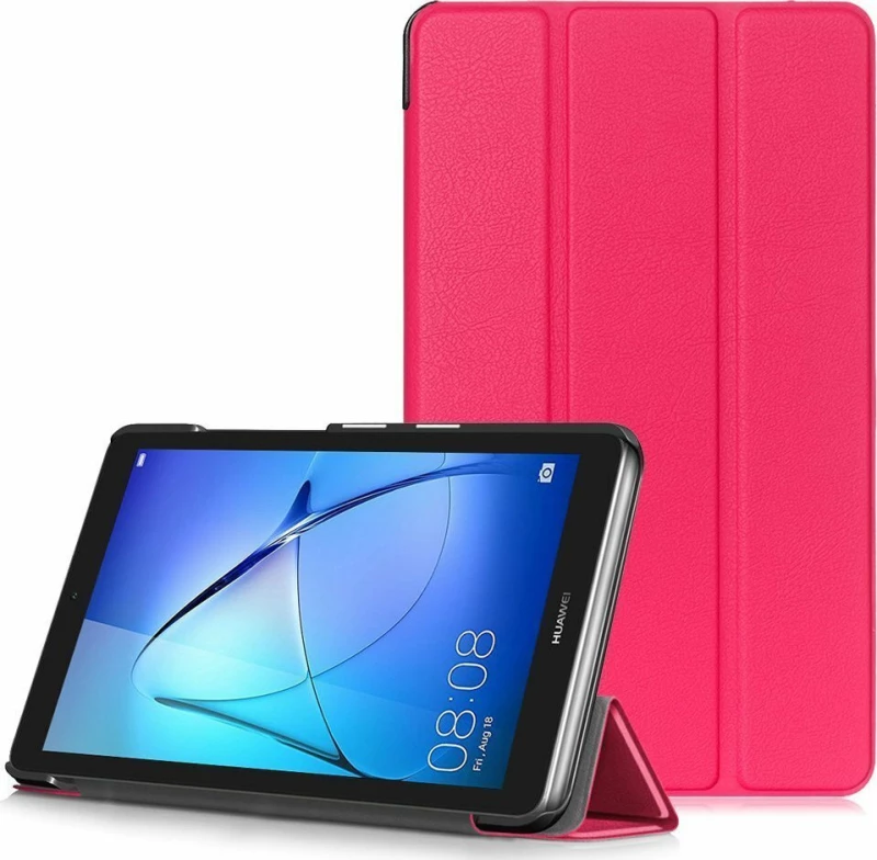 Tri-Fold Flip Cover Φούξια (MediaPad T3 7.0)