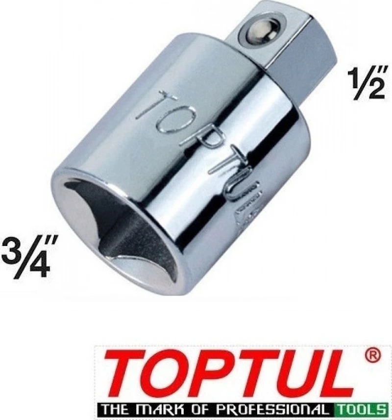 TOPTUL CAEA2416 Αντάπτορας 3/4 Θυλικό σε 1/2 Αρσενικό