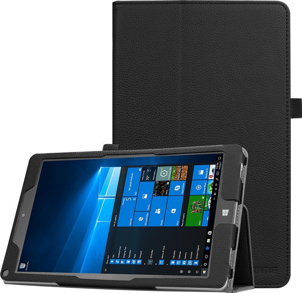 NuVision Solo 10 Draw Case with Folio Stand Cover (Black)